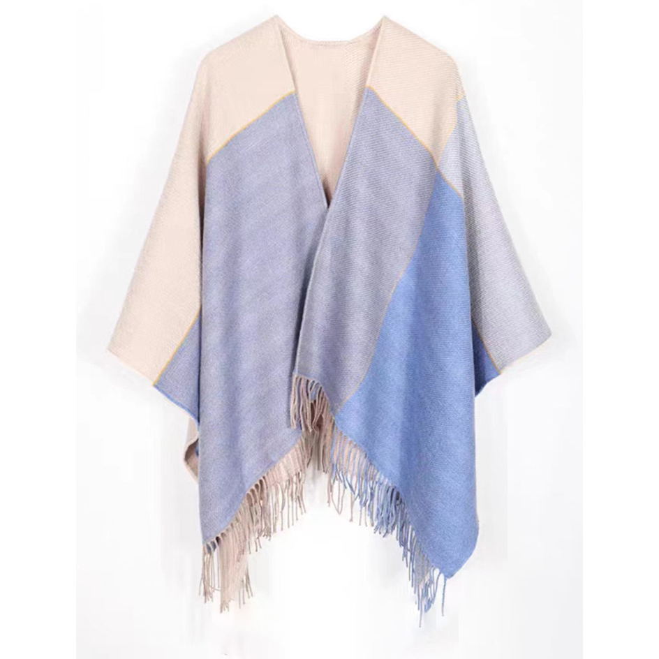 WOVEN PONCHO